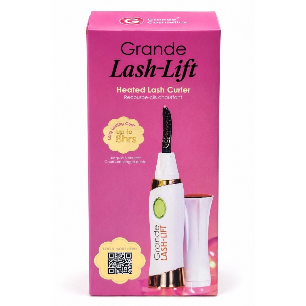 Grande Cosmetics GrandeLASH-LIFT Heated Lash Curler Rechargeable USB New in Box